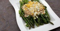 Asparagus with Hazelnut Vinaigrette and Chopped Egg