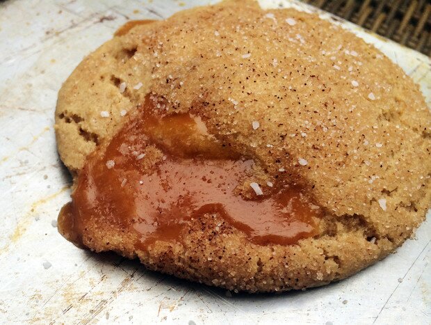 Brown Butter Caramel Snickerdoodles | www.spachethespatula.com #recipe