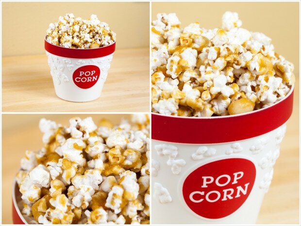 Macadamia Butter Crunch Popcorn | www.spachethespatula.com #recipe
