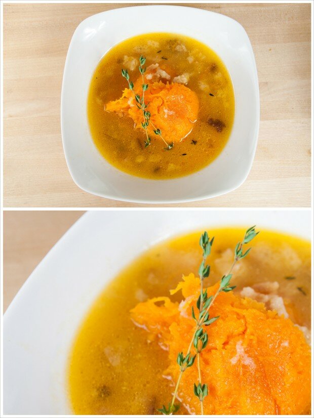 Roast Pumpkin Soup with Gruyère | www.spachethespatula.com #recipe