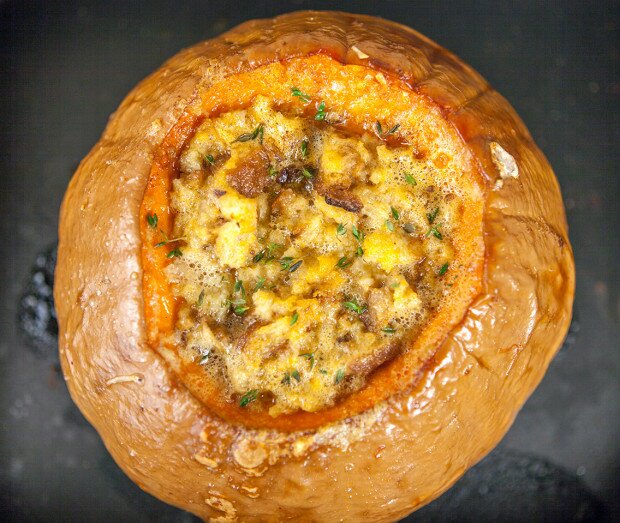 Roast Pumpkin Soup with Gruyère | www.spachethespatula.com #recipe