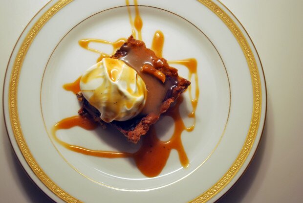Milk Chocolate and Pretzel Tart with Crème Fraîche and Salted Caramel | www.spachethespatula.com #recipe