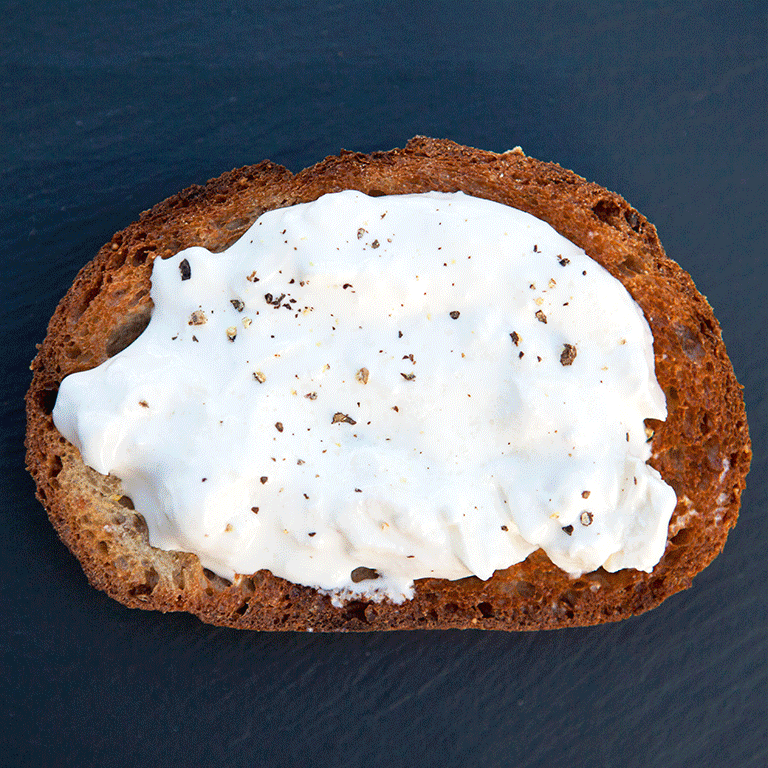 Blood Orange and Burrata Tartine | www.spachethespatula.com #recipe
