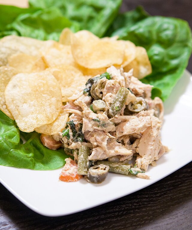 Chicken Salad with Pickled Vegetables