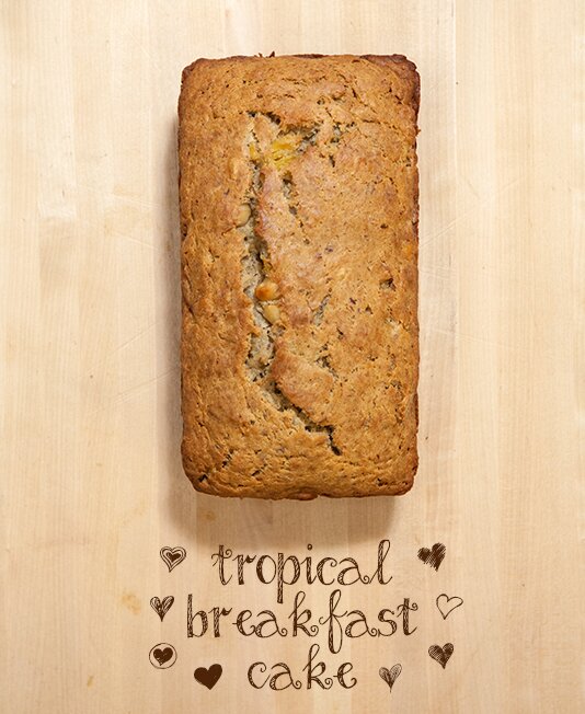 Tropical Breakfast Cake | www.spachethespatula.com #recipe #vegan