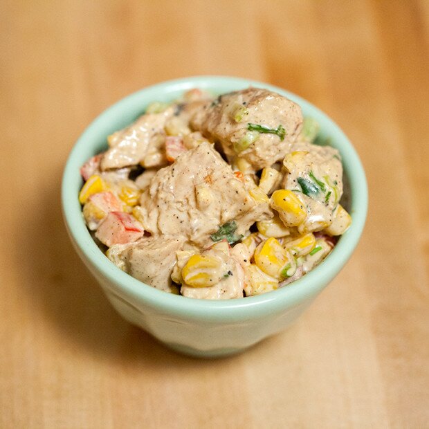 Blackened Chicken Salad Wraps | www.spachethespatula.com #recipe