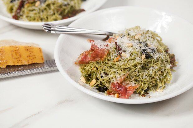 Pasta with the Pine Nuts | www.spachethespatula.com #recipe