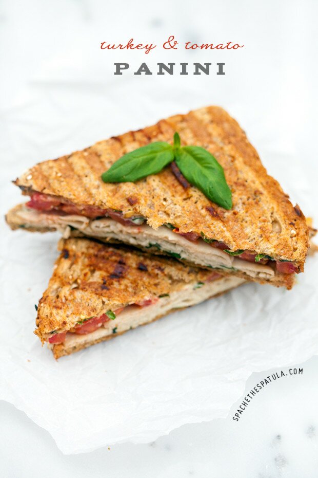 Turkey and Tomato Panini | www.spachethespatula.com #recipe