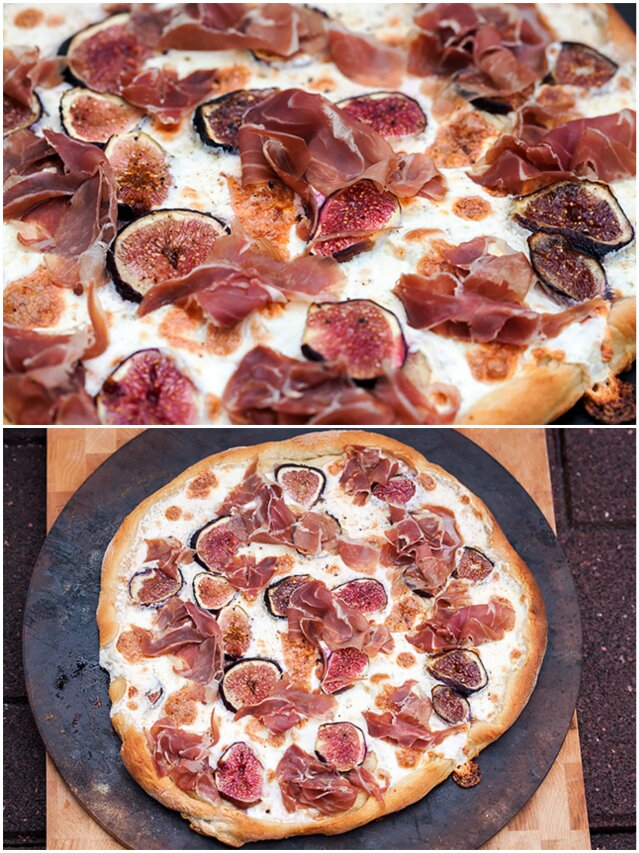 Fig and Prosciutto Pizza with Balsamic Drizzle | www.spachethespatula.com #recipe