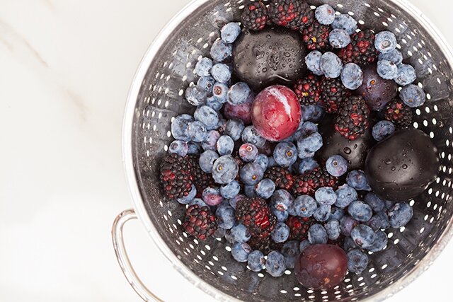 Summer Harvest Ice Cream---the perfect way to make the most of an abundance of beautiful fruit! | www.spachethespatula.com #recipe