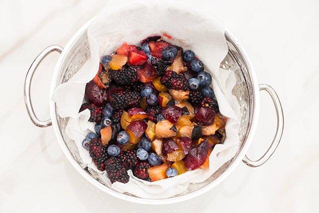 Summer Harvest Ice Cream---the perfect way to make the most of an abundance of beautiful fruit! | www.spachethespatula.com #recipe