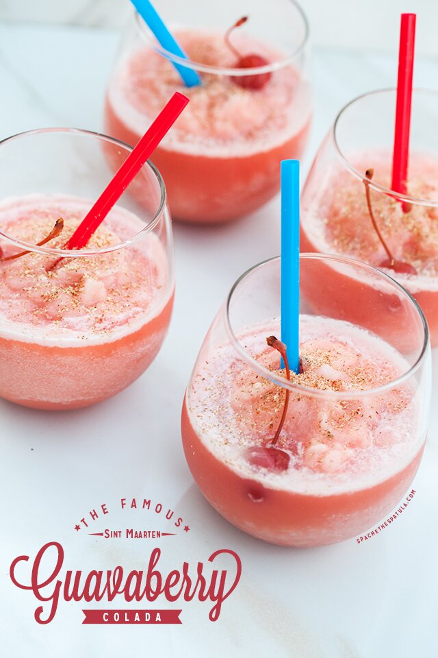 The Famous Sint Maarten Guavaberry Colada | www.spachethespatula.com #recipe