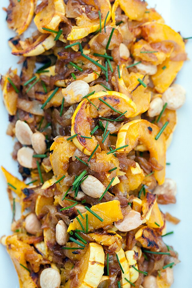 Miso-Harissa Delicata Squash and Caramelized Onions | www.spachethespatula.com #recipe