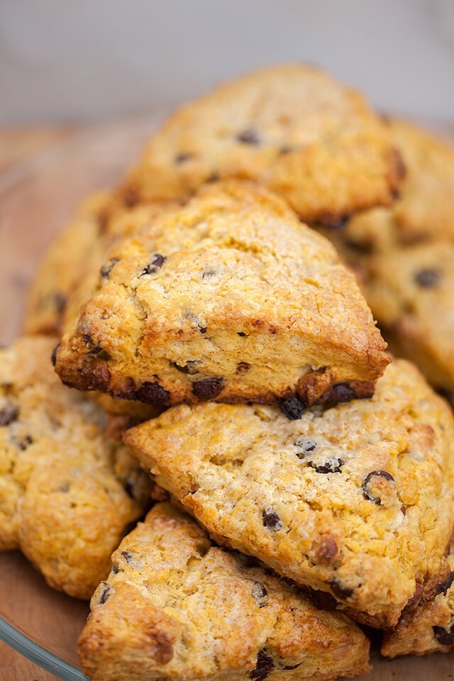 Double Chocolate Pumpkin Scones | www.spachethespatula.com #recipe