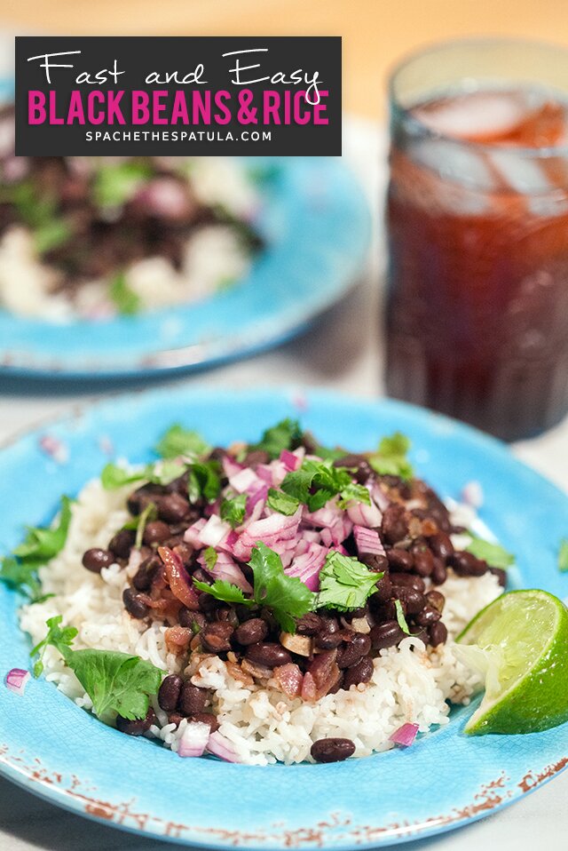 This recipe takes just 15 minutes and a few ingredients to make a completely vegan meal, that tastes anything but! | www.spachethespatula.com #recipe