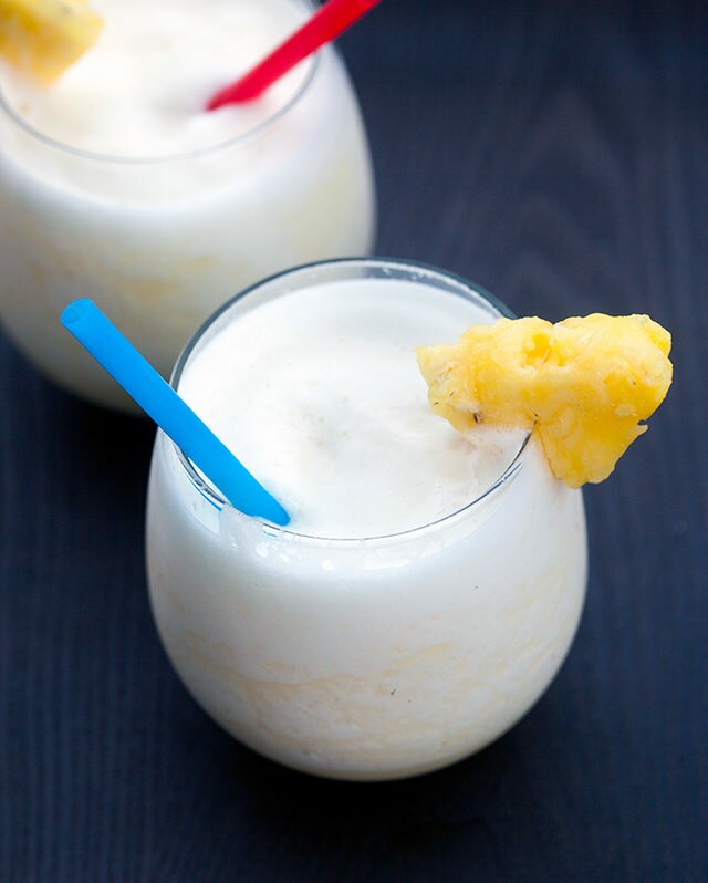 The easiest piña colada, ever! | www.spachethespatula.com #recipe
